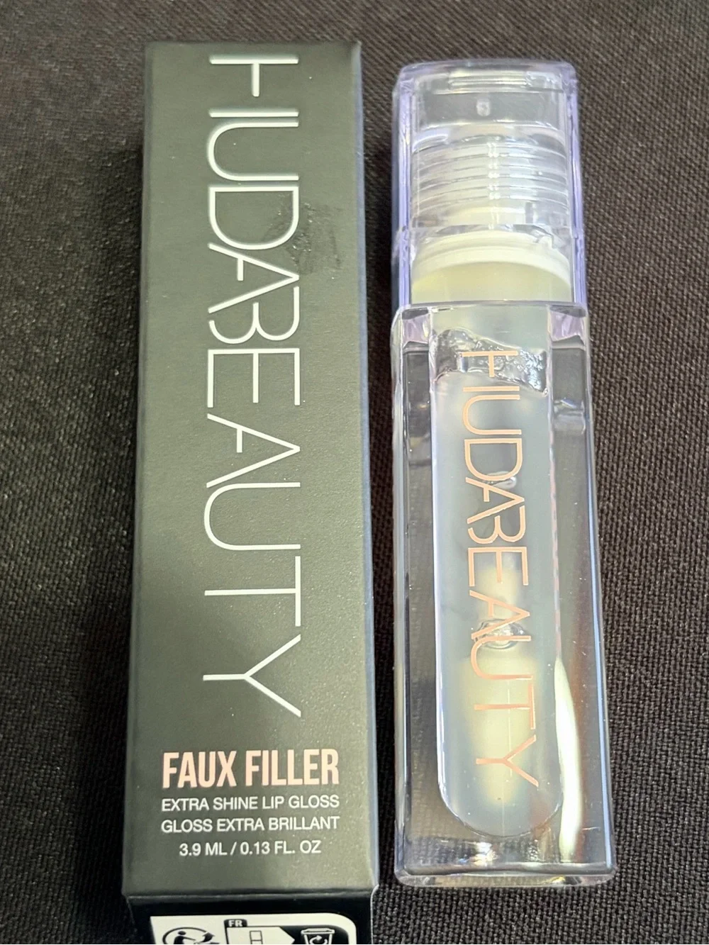 🌷 Huda Faux Filler Glassy Lip Gloss New FullSz